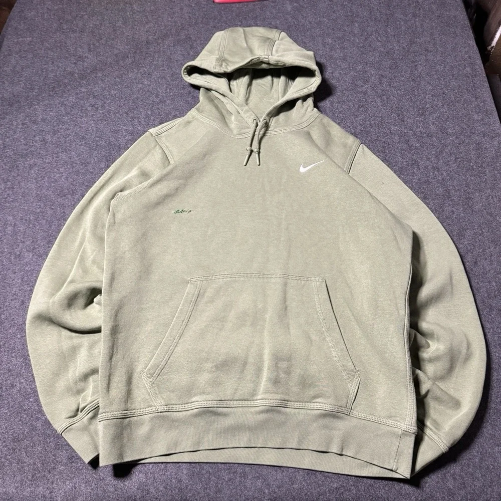 Nike Mens Hoodie Pullover Green 611457-386‎ Sports Outdoor Casual Size M